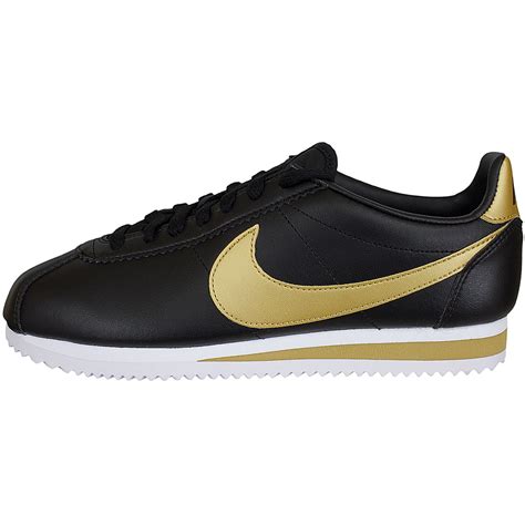 nike cortez damen schwarz leder ladenzeile|cortez Nike schuhe.